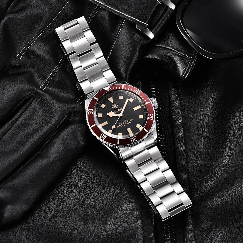 Benyar Mens Watches Mechanical Automatic Top brand luxury Men's Watch Sport watch for men BB58 Waterproof wristwatch Chocie 5179